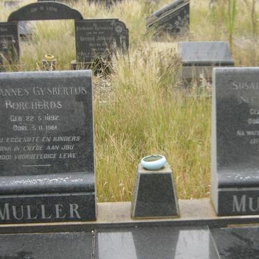 MULLER Johannes Gysbertus Borcherds 1892-1961 &amp; Susara Adriana NEVELING 1901 - 19??