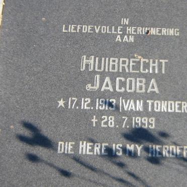 MARAIS Sarel Stephanus 1911-2001 &amp; Huibrecht Jacoba VAN TONDER 1913-1999