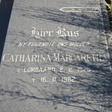 MEYER Gerbrecht Heiltje, de 1925- &amp; Catharina Margaretha LOMBAARD 1928-1982