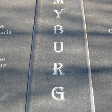 MYBURGH Cornelius Francois 1953- &amp; Cornelia Maria 1956-2013
