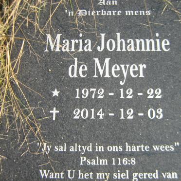 MEYER Maria Johannie, de 1972-2014