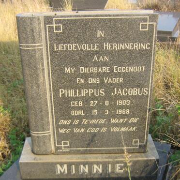 MINNIE Phillippus Jacobus 1903-1968