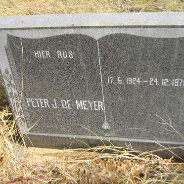 MEYER Peter J., de 1924-1976
