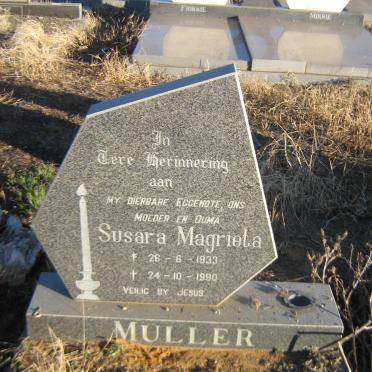 MULLER Susara Magrieta 1933-1990