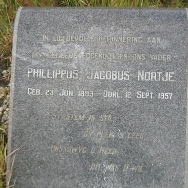 NORTJE Phillippus Jacobus 1893-1957