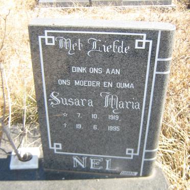 NEL Willem Johannes 1912-1988 &amp; Susara Maria 1919-1995