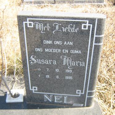 NEL Willem Johannes 1912-1988 &amp; Susara Maria 1919-1995