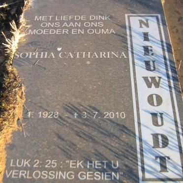 NIEUWOUDT Sophia Catharina 1928-2010