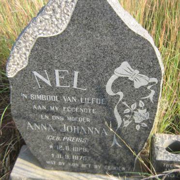 NEL Anna Johanna nee PREISS 1928-1975