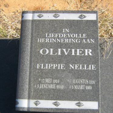 OLIVIER Flippie 1924-2010 &amp; Nellie 1926-2009