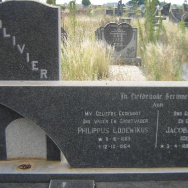 OLIVIER Philippus Lodewikus 1889-1964 &amp; Jacoba Hendrina PELSER 1898-1971