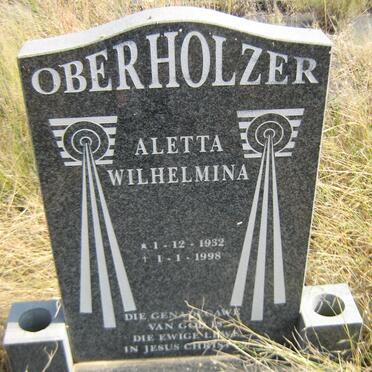 OBERHOLZER Aletta Wilhelmina 1932-1998