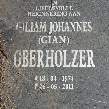 OBERHOLZER Giliam Johannes 1974-2011