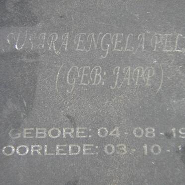 PELSER Susara Engela nee JAPP 1963-1993