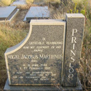 PRINSLOO Migal Jacobus Marthinus 1940-1968