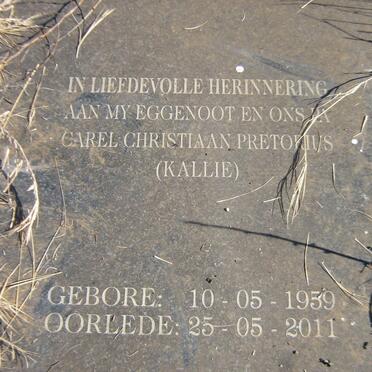 PRETORIUS Carel Christiaan 1959-2011