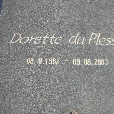 PLESSIS Dorette, du 1982-2003