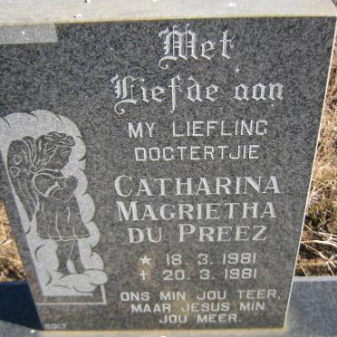PREEZ Catharina Magrietha, du 1981-1981