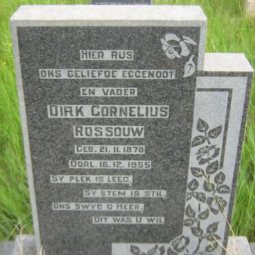 ROSSOUW Dirk Cornelius 1878-1955