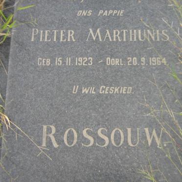 ROSSOUW Pieter Marthunis 1923-1964