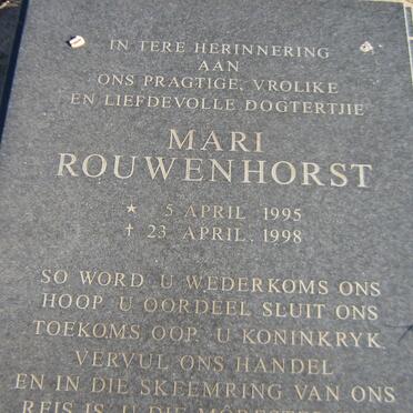 ROUWENHORST Mari 1995-1998