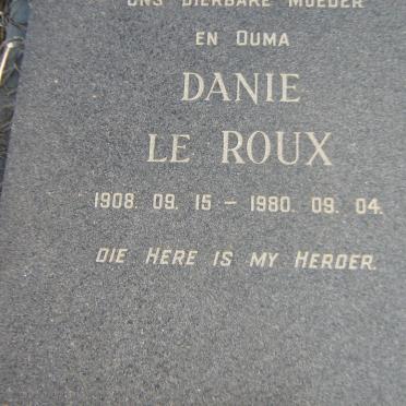 ROUX Danie, le 1908-1980
