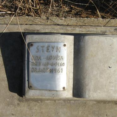 STEYN Rita Louisa 1960-1961