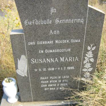 STEMMET Susanna Maria 1918-1995