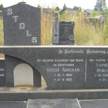 STOLS Louis Adriaan 1906-1963 &amp; Sophia Anna Margaretha DE KOCK 1911-1984