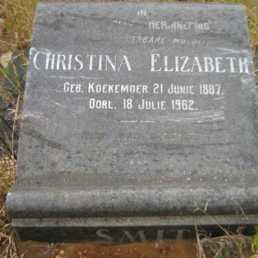 SMIT Christina Elizabeth nee KOEKEMOER 1887-1962