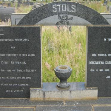 STOLS Gert Stefanus 1895-1957 &amp; Magdalena Carolina MARAIS 1905-1995