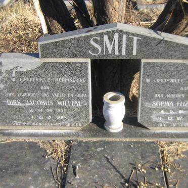 SMIT Dirk Jacobus Willem 1935-1992 &amp; Sophia Elizabeth 1935-1998