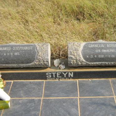 STEYN Hermanus Stephanus 1925- &amp; Cornelia Adriana SWANEPOEL 1930-1978
