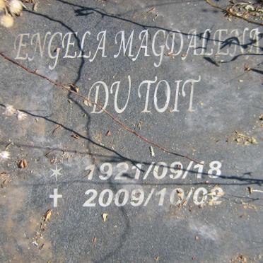 TOIT Meyer, du 1919-2004 en Engela Magdalena 1921-2009