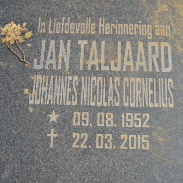 TALJAARD Johannes Nicolas Cornelius 1952-2015