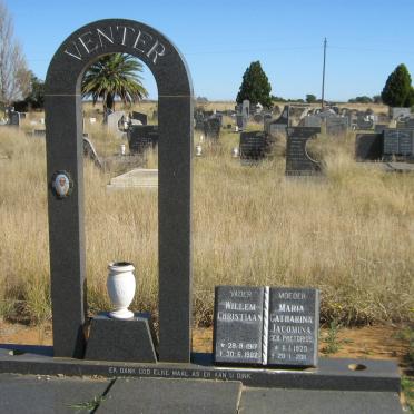 VENTER Willem Christiaan 1917-1982 &amp; Maria Catharina Jacomina PRETORIUS 1929-2011