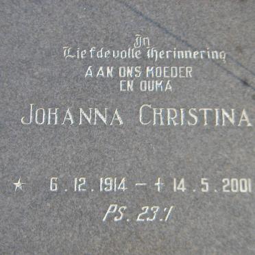 VILJOEN Bartel Wilhelmus Petrus 1908-1992 &amp; Johanna Christina 1914-2001