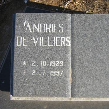 VILLIERS Andries, de 1929-1997 :: DE VILLIERS Chantelle 1989-1997