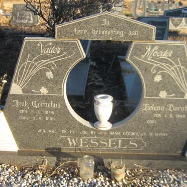 WESSELS Izak Cornelius 1948-1988 &amp; Helena Dorothea 1949-