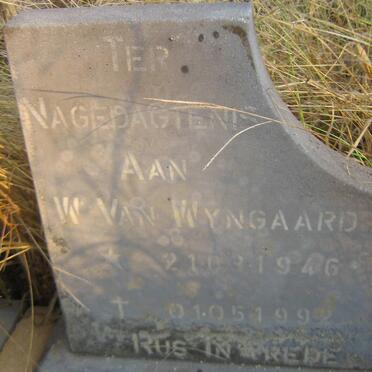 WYNGAARD W., van 1946-1992