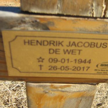 WET Hendrik Jacobus, de 1944-2017