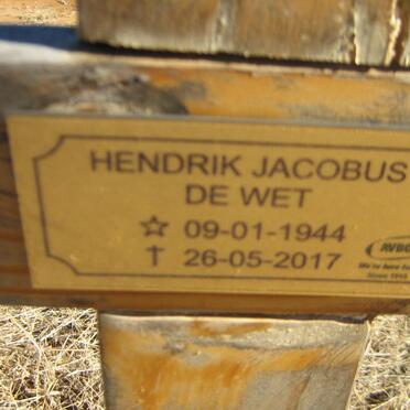 WET Hendrik Jacobus, de 1944-2017