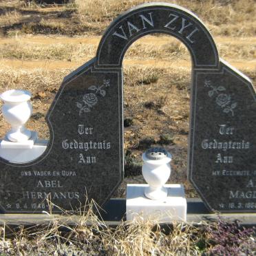 ZYL Abel Hermanus, van 1946- &amp; Anna Magdalena 1950-2010