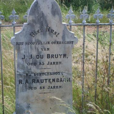 BRUYN J.J., du  &amp; R.A. RAUTENBACH