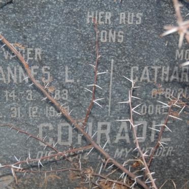 CONRADIE Johannes L. 1883-1959 &amp; Catharina M. 1890-