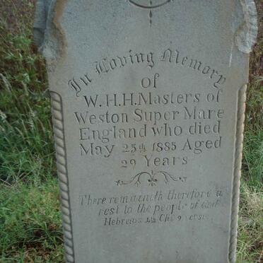 MASTERS W.H.H. -1885