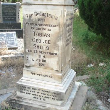 SMUTS Tobias George 1834-1928
