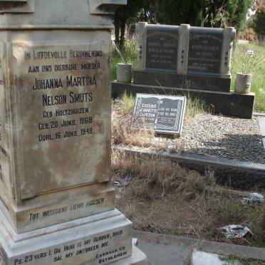 SMUTS Johanna Martina Nelson nee HOLTZHUIZEN 1869-1948