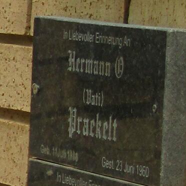 PRAEKELT Herman O. 1886-1960