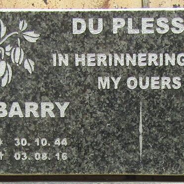 PLESSIS Barry, du 1944-2016 & Magda 1948-2017